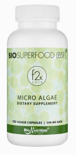 F2k core Micro Algae 180 capsules 290 mg Bio Nutrition