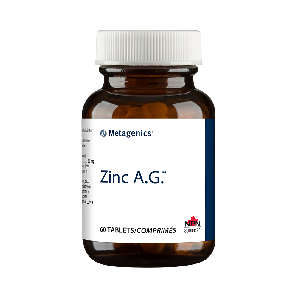 Zinc A.G.-60comps.-Metagenics