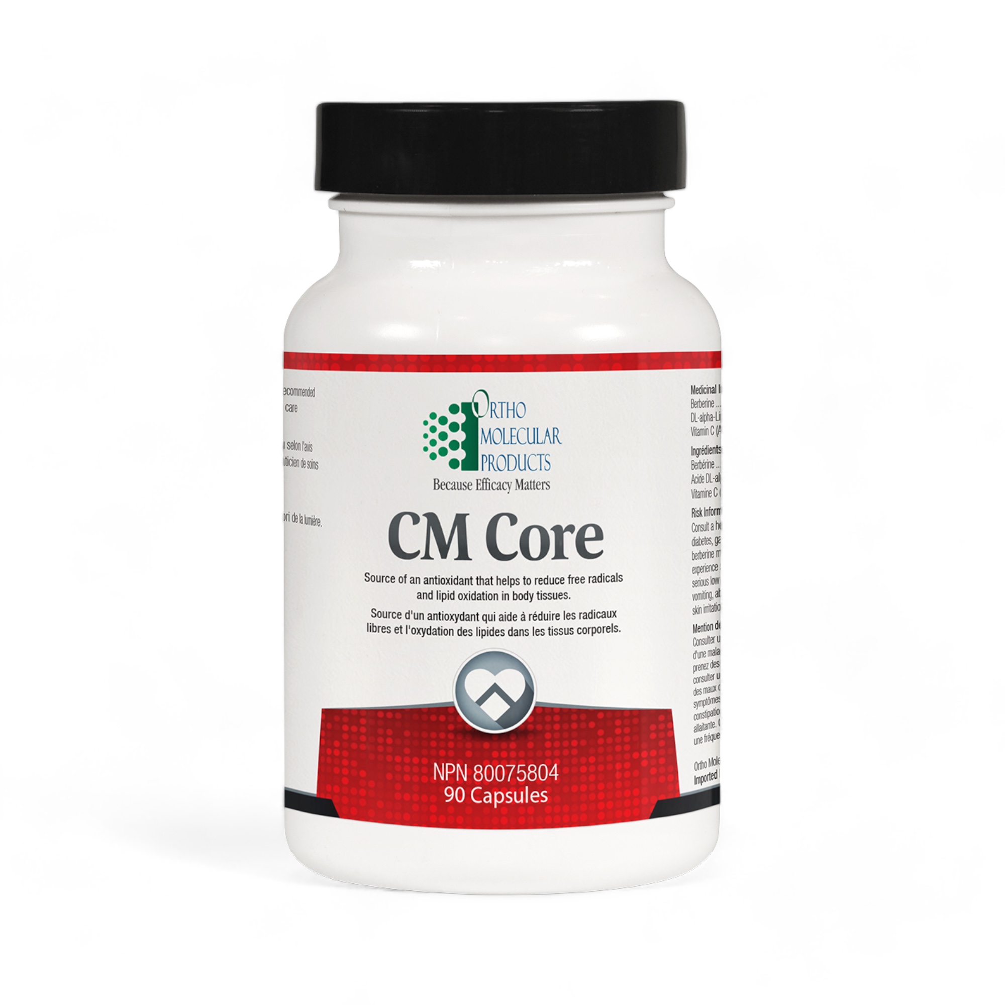 CM Core 90 capsules Ortho Molecular Products