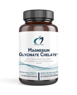 Magnesium Glycinate Chelate 120 capsules Designs For Health