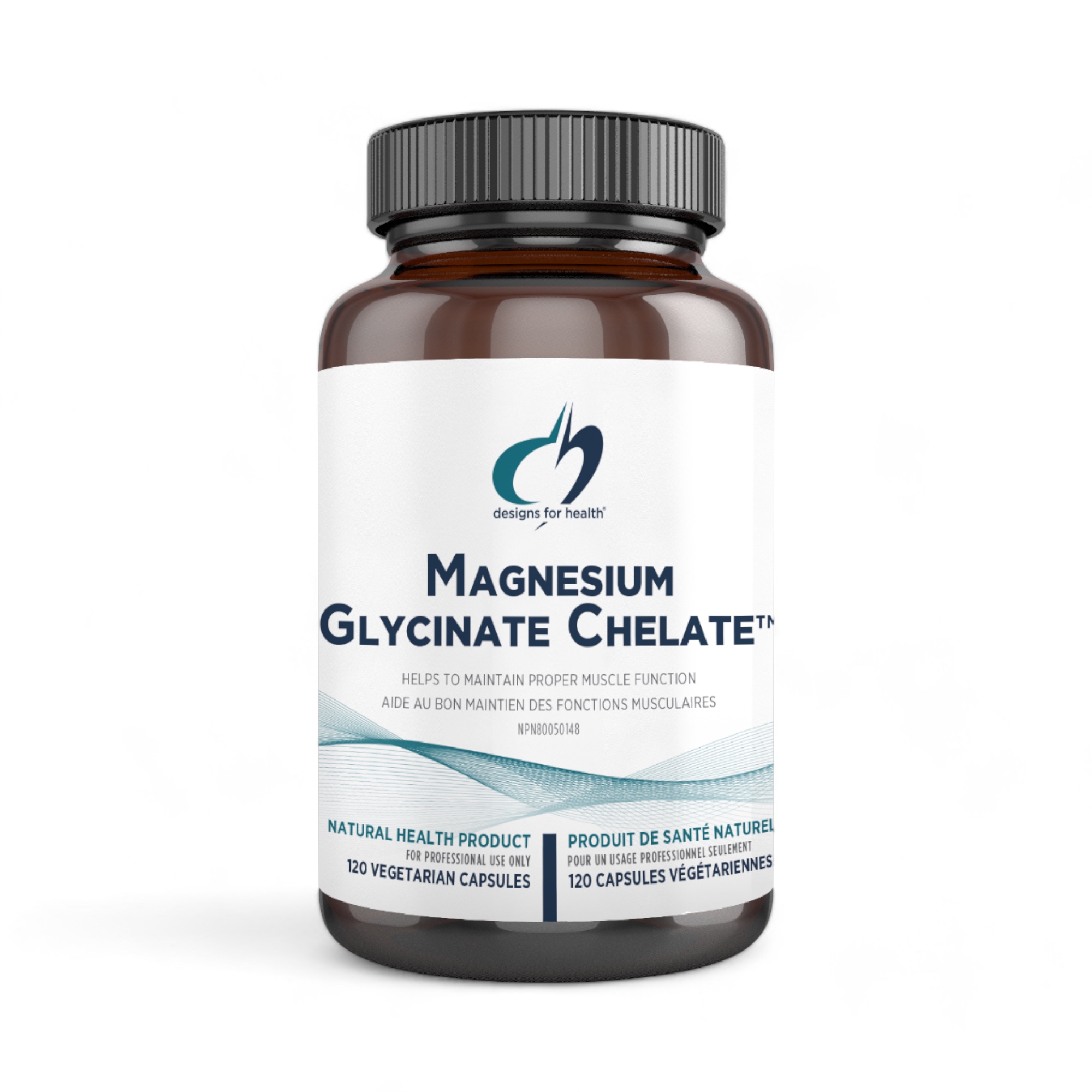 Magnesium Glycinate Chelate 120 capsules Designs For Health