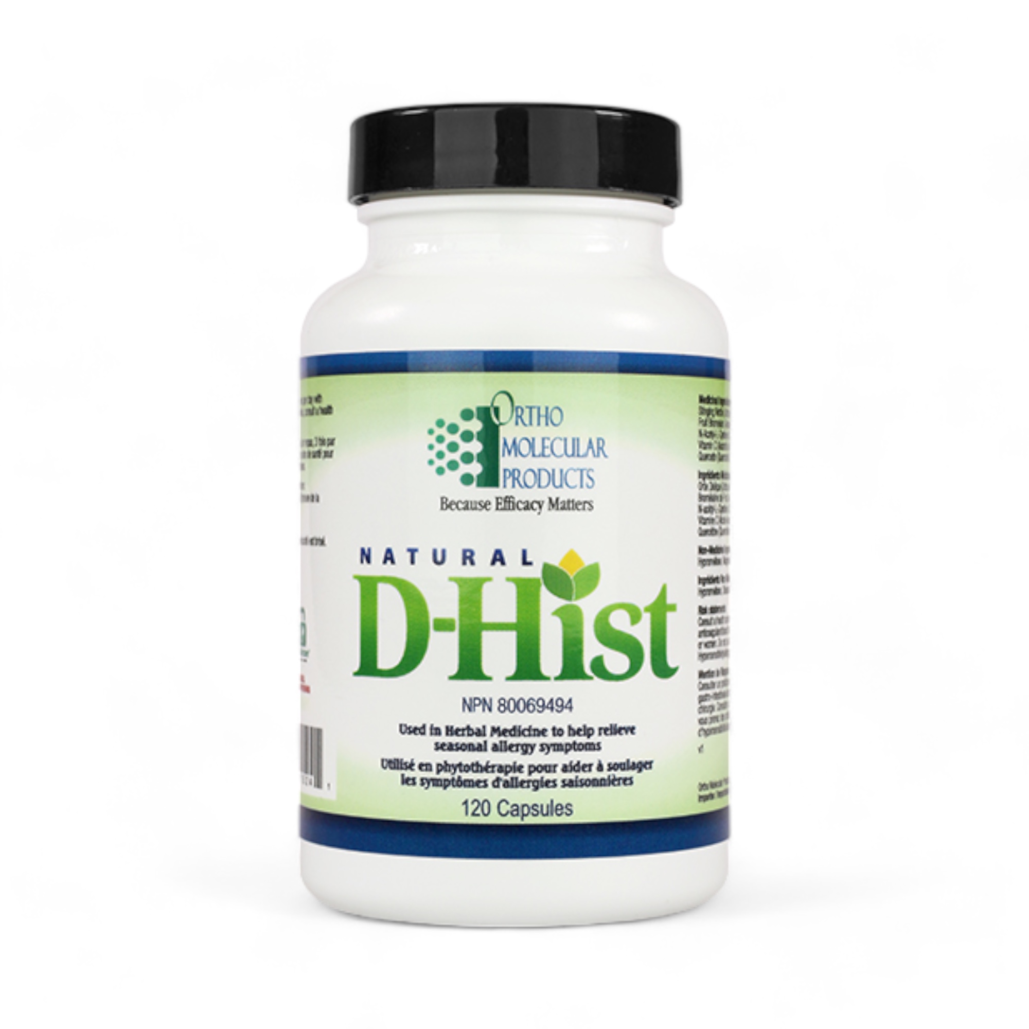 Natural D-Hist 120 capsules Ortho Molecular Products