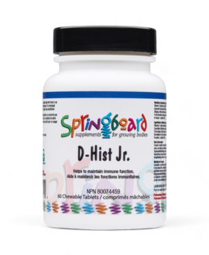 D-Hist Jr. "Springboard" 60 chewable capsules Ortho Molecular Products