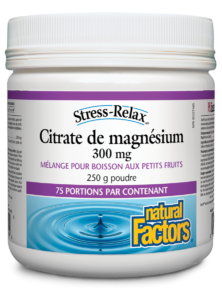 Citrate-de-magnesiur-300-mg-petits-fruits-Natural-FactorsCitrate de magnésiur 300 mg petits-fruits, Natural Factors