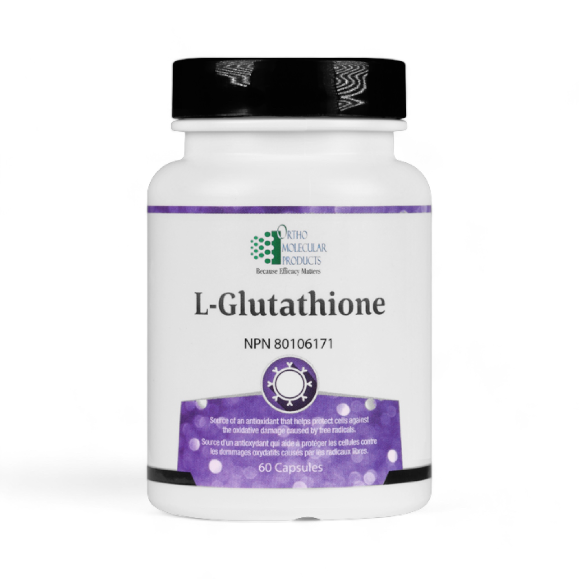 L-Glutathione 60 capsules Ortho Molecular Products