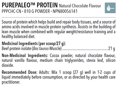 PurePaleo-Protein-CN_Chocolate-810 g (1.8 lbs) powder-2