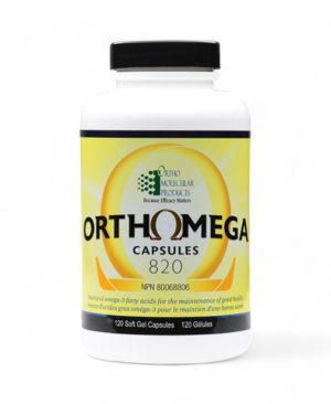 Orthomega 820 (120 soft gel capsules) Ortho Molecular Products