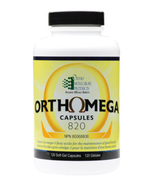 Orthomega 820 - 120 gélules- Ortho Molecular Products