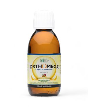 Orthomega Huile de Poisson Liquide 150 ml saveur naturelle de mangue Ortho Molecular Products