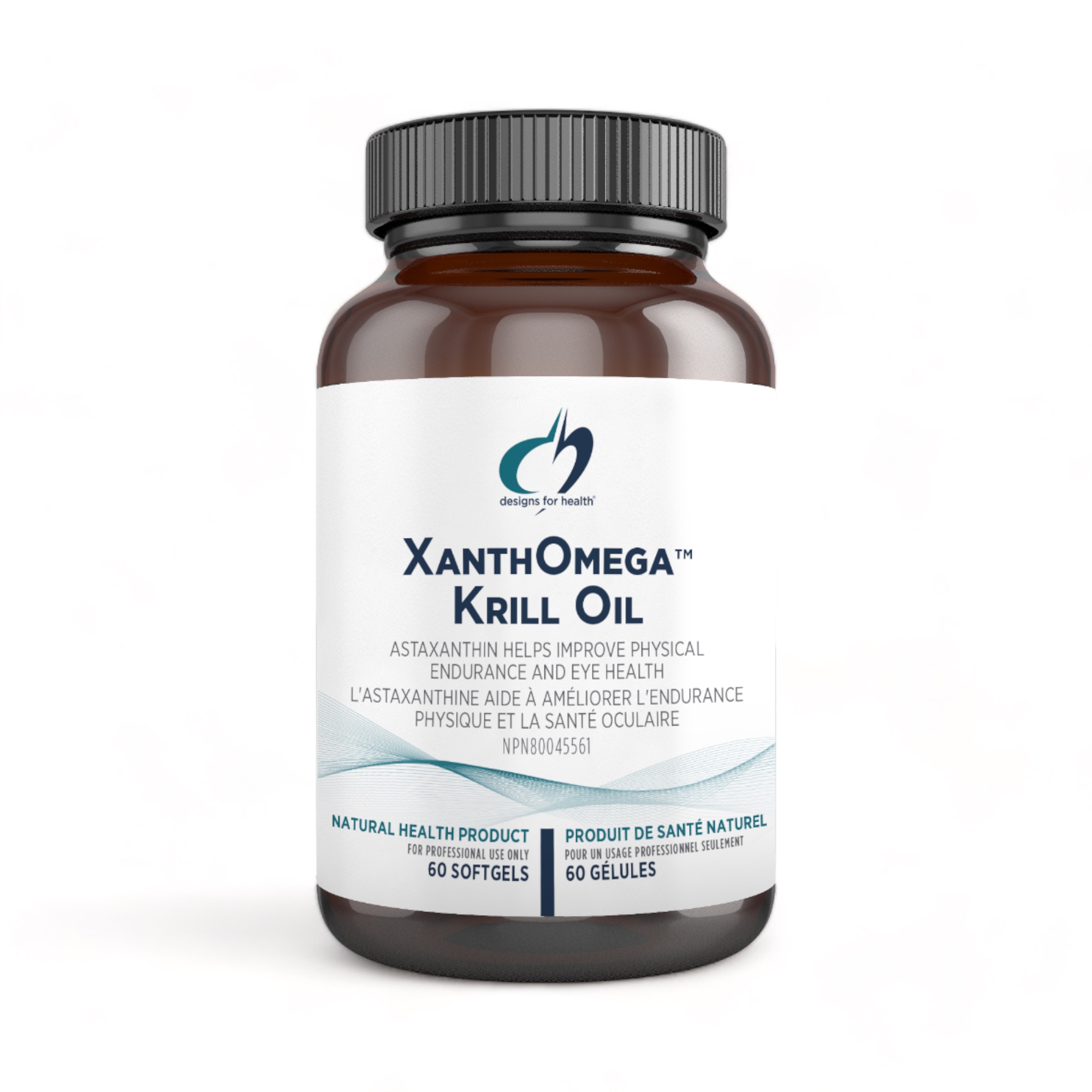 XanthOmega Krill Oil 60 softgels Designs For Health