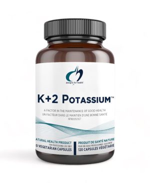 K+2 Potassium 120 vegetarian capsules Designs For Health