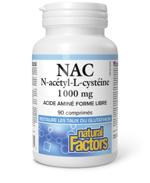 N-Acetyl-L-Cysteine_90 comprimés 1000 mg Natural Factors