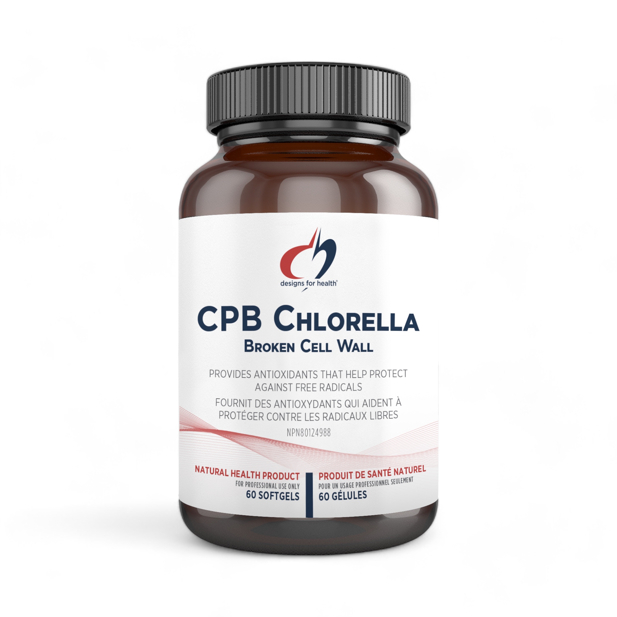 CPB Chlorella 60 softgels Designs For Health