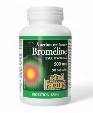 Broméline 500 mg 90 caps Natural Factors