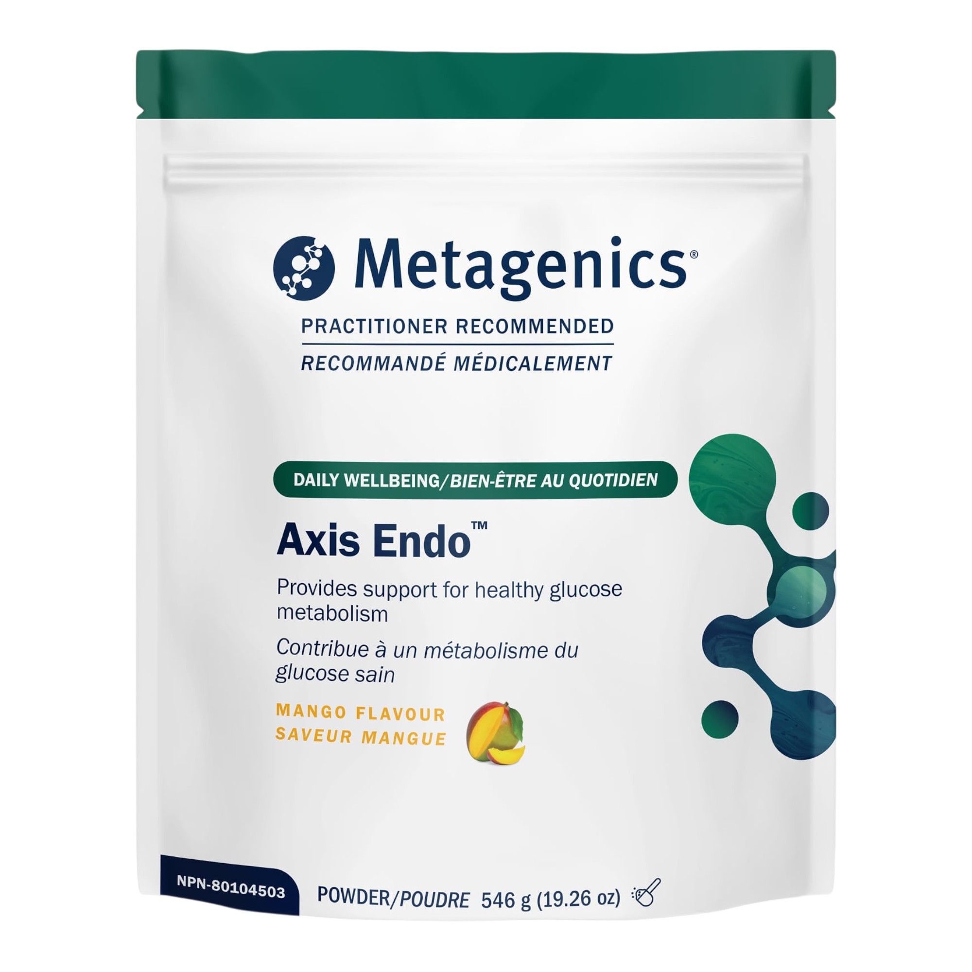 Axis Endo™ 14 portions Mangue Metagenics