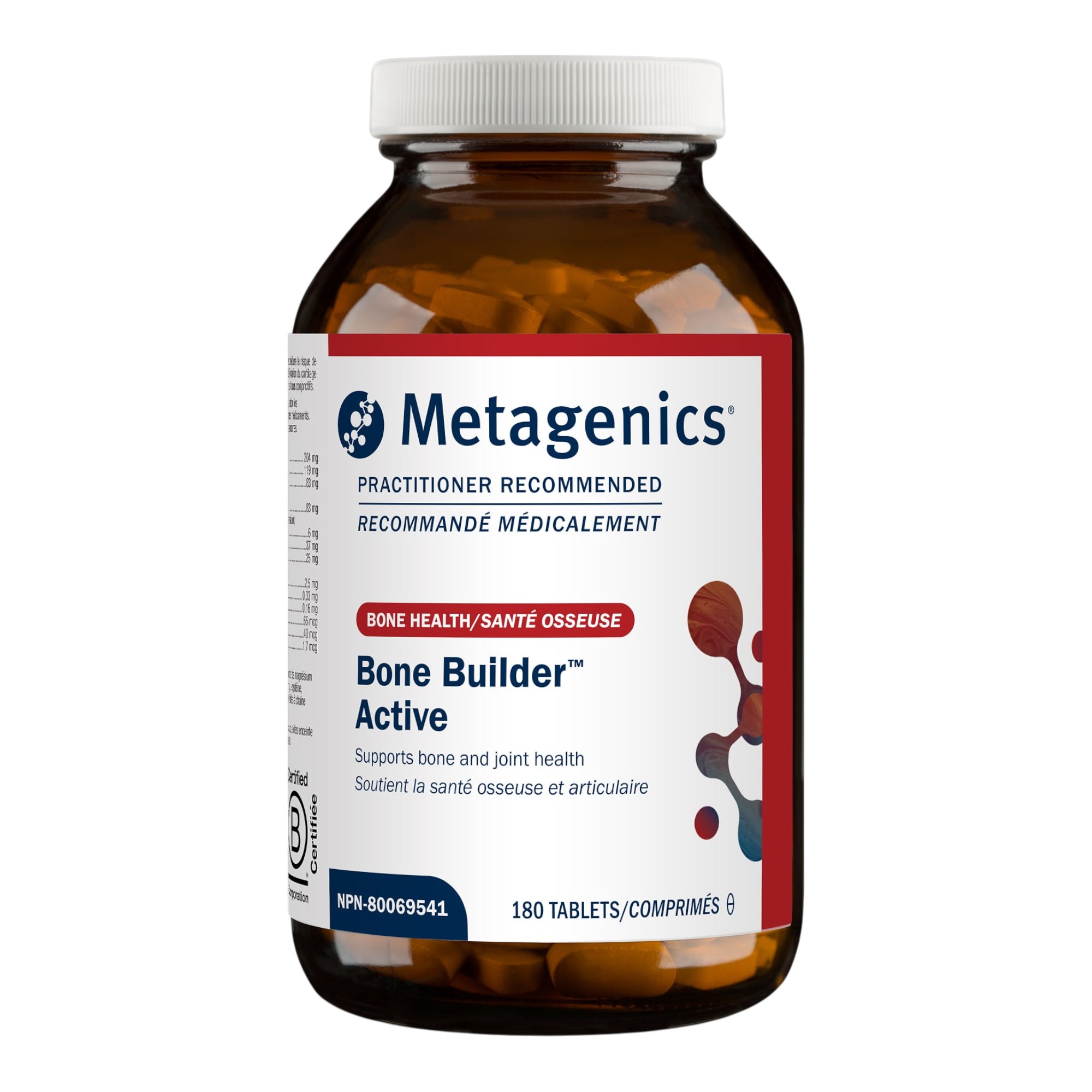 Bone Builder™ Active 180 comprimés Metagenics