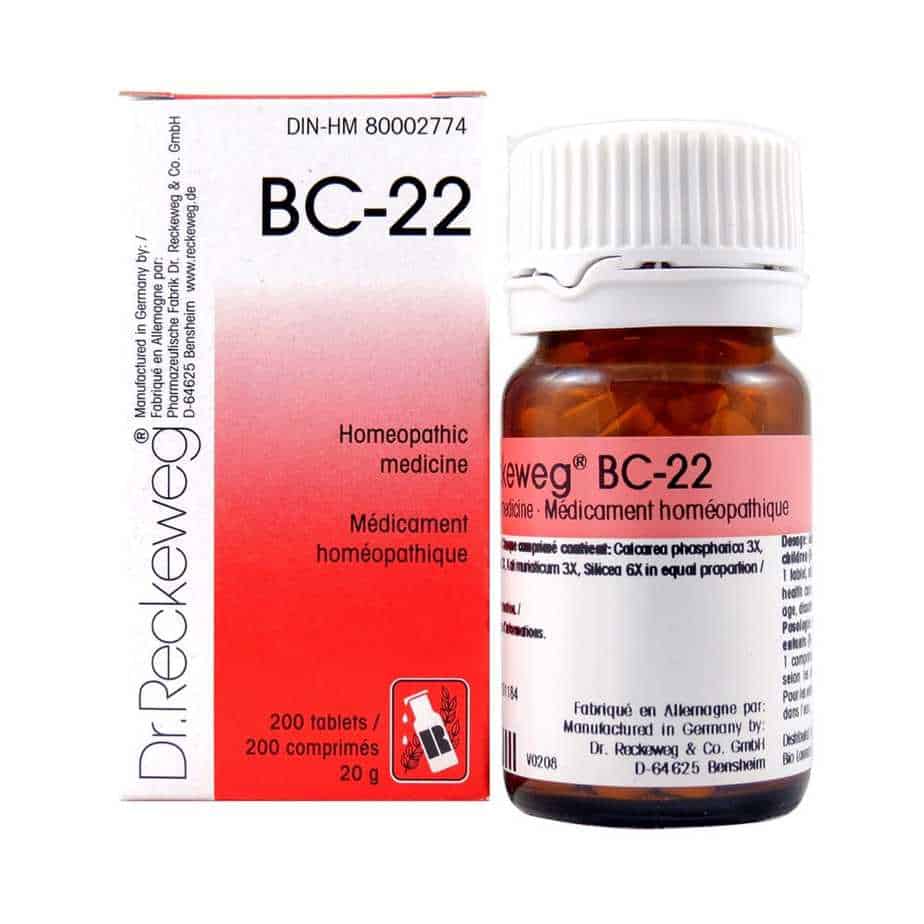 BC-22 200 Comprimés Dr. Reckeweg