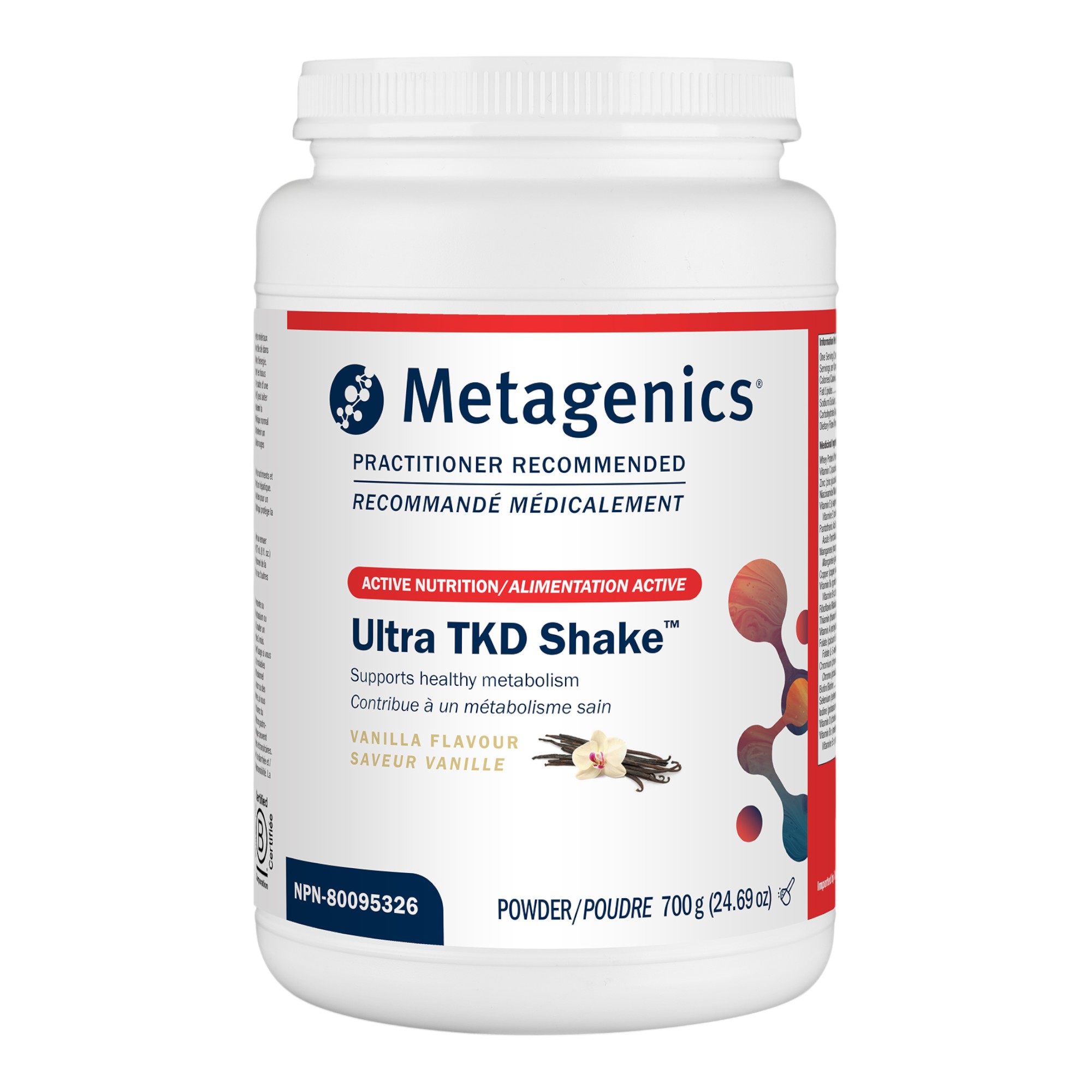 Ultra TKD Shake Vanille 14 portions Metagenics