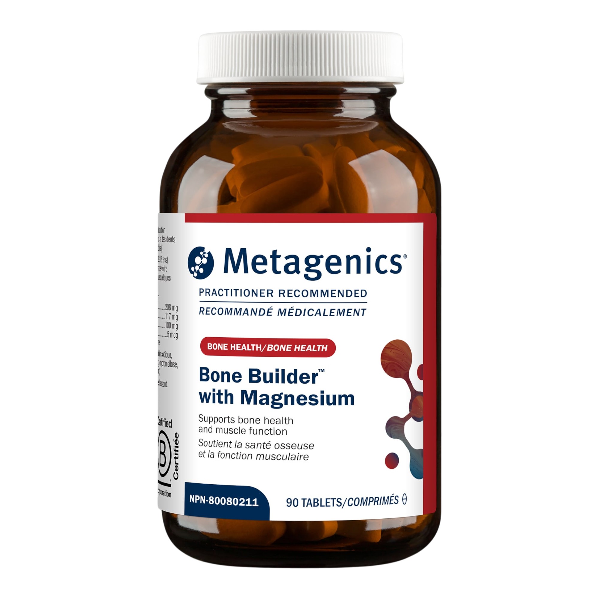 Bone Builder™ avec Magnesium 90 comprimés Metagenics