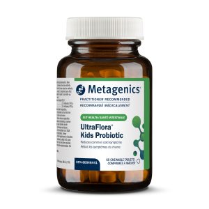 UltraFlora® Probiotique pour Enfants 60 comprimés à mâcher Metagenics