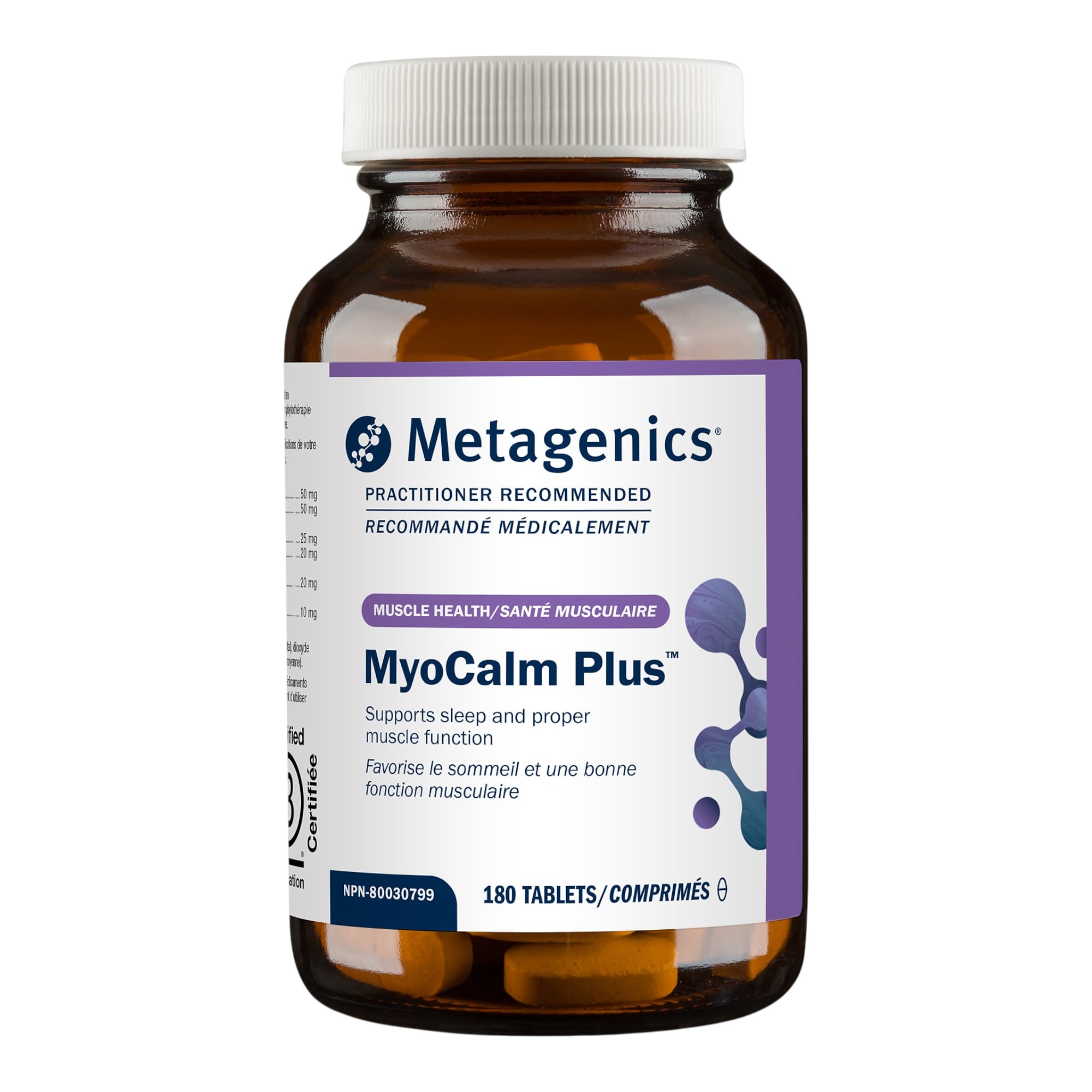 MyoCalm™ Plus 180 comprimés Metagenics