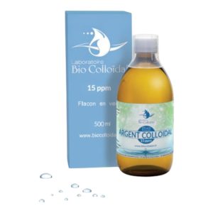 Argent Colloidal Silver 500 ml 15 ppm Lab Bio Colloidal