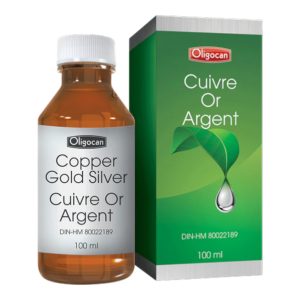 Cuivre-Or-Argent 100 ml Oligocan