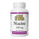 Niacine 100 mg 90 comprimés Natural Factors